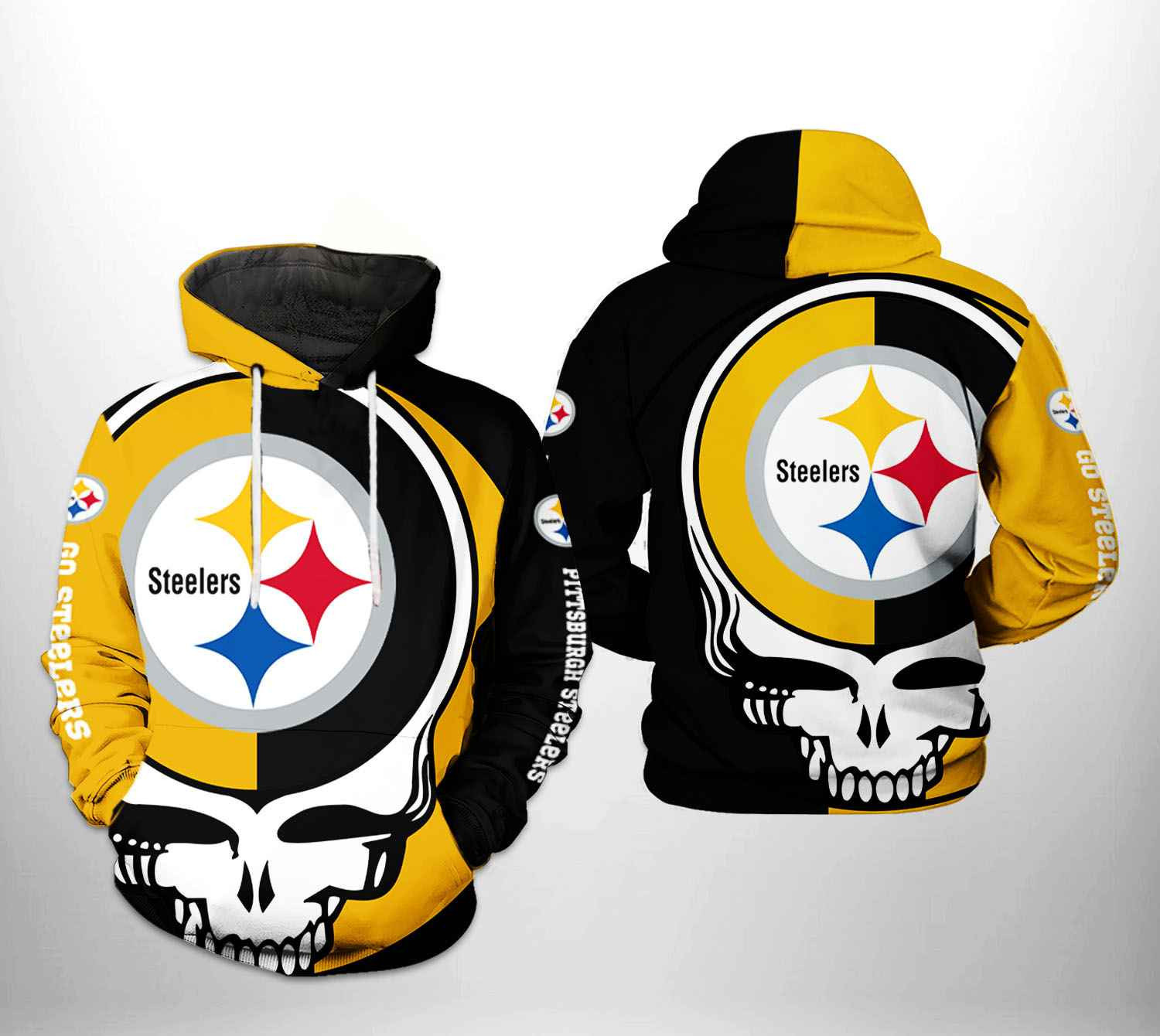 NFL Pittsburgh Steelers NFL Grateful Dead Hoodie Neasalamis