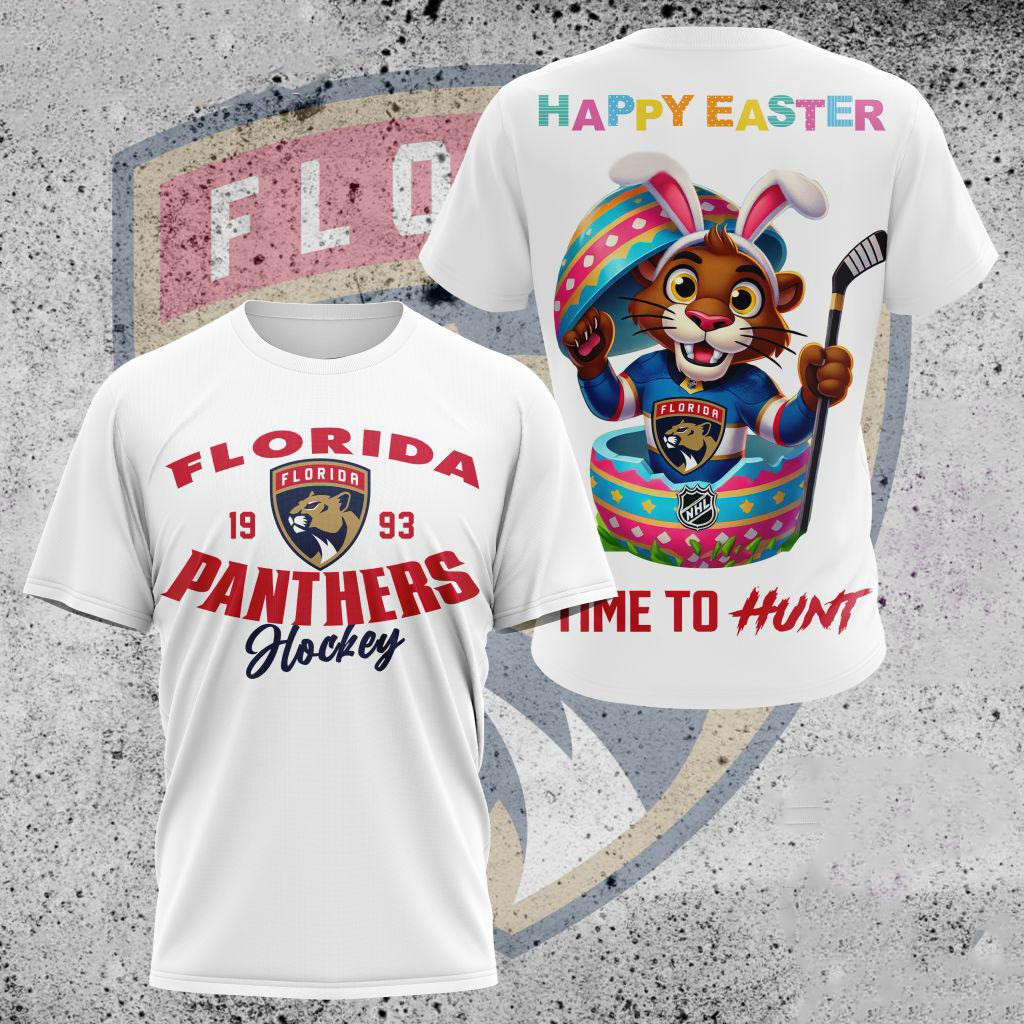 NHL Florida Panthers Hockey Team Mascot Design Happy Easter Day Shirt Gift Ideas For Hockey Fans Neasalamis.com