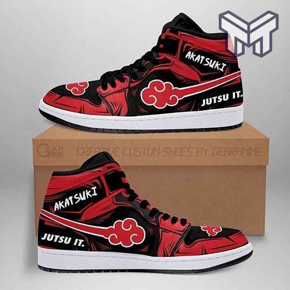 Naruto AJ1 High Sneakers Shoes For Men And Women Calebmatthewhans Neasalamis