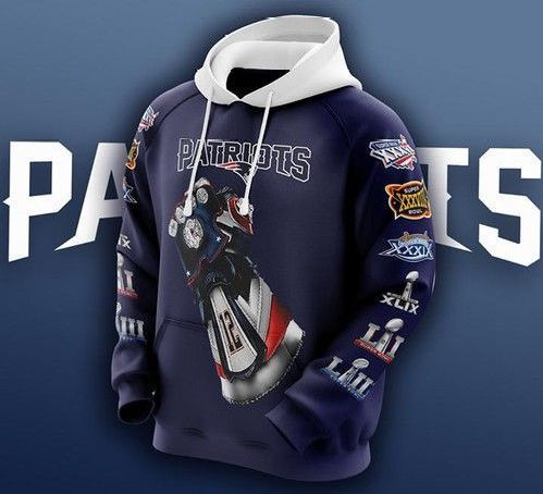New England Patriots Infinity Gauntlet Tom Brady 12 Hoodie Neasalamis