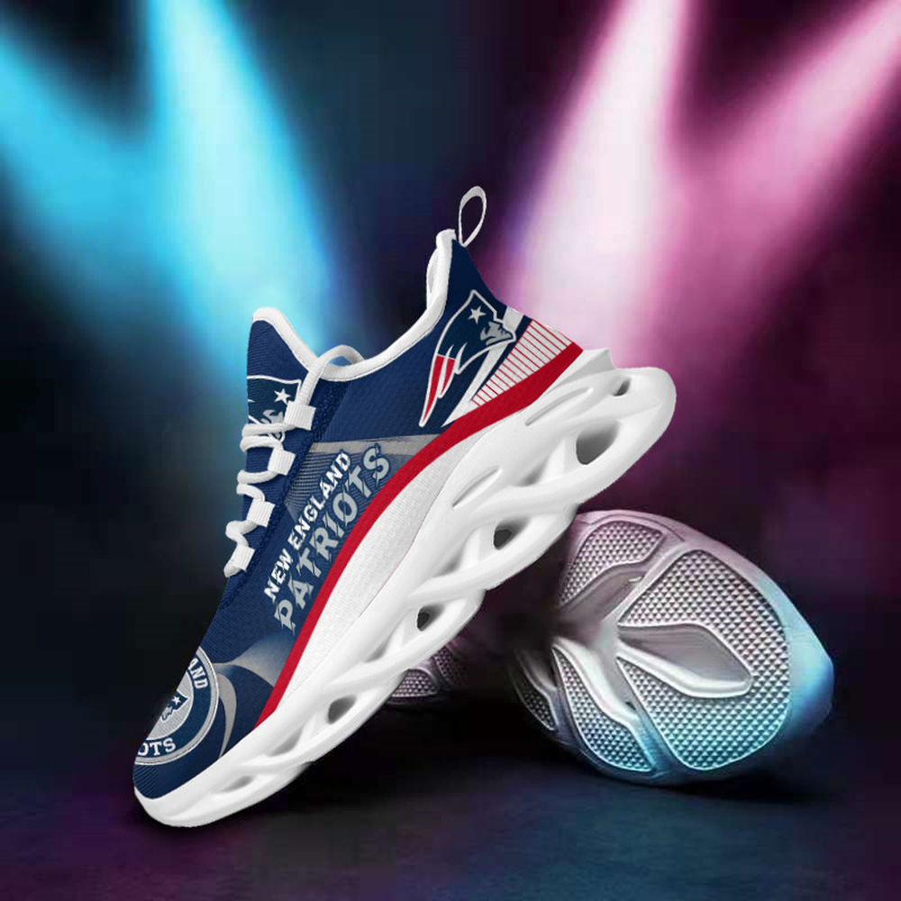 New England Patriots Max Soul Shoes Sneakers For Men And Women neasalamis.com