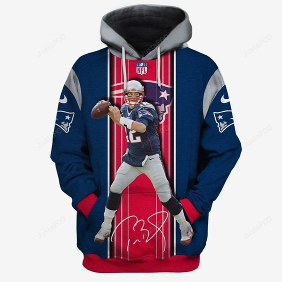 New England Patriots NFL Football Tom Brady Hoodie Neasalamis