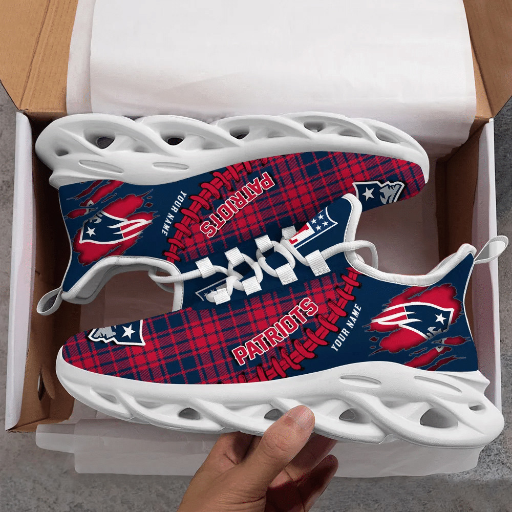 New England Patriots NFL Max Soul Shoes Sneakers For Men And Women neasalamis.com