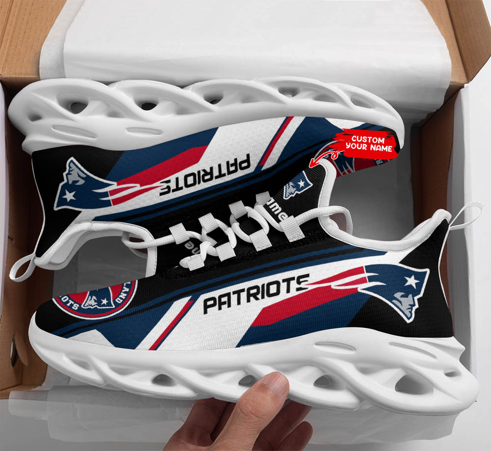New England Patriots NFL Max Soul Shoes Sneakers For Men And Women neasalamis.com