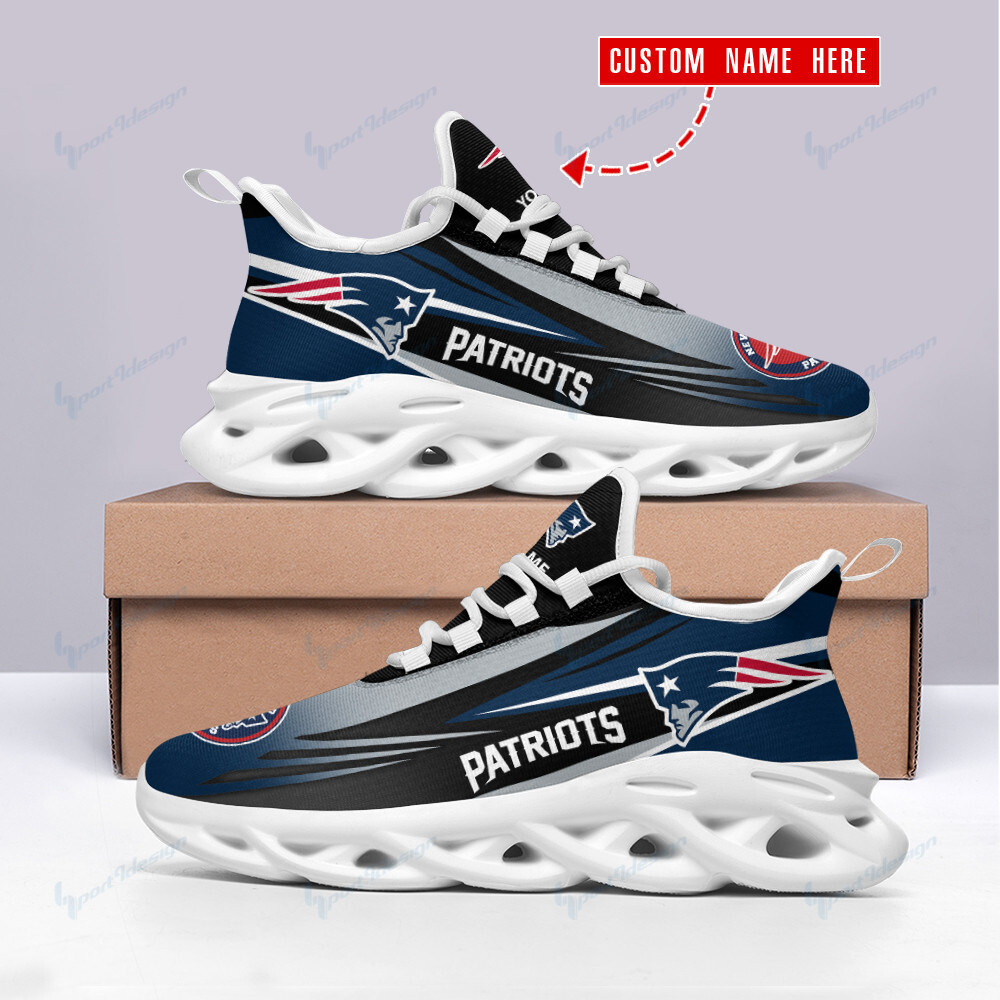 New England Patriots NFL Max Soul Shoes Sneakers For Men And Women neasalamis.com