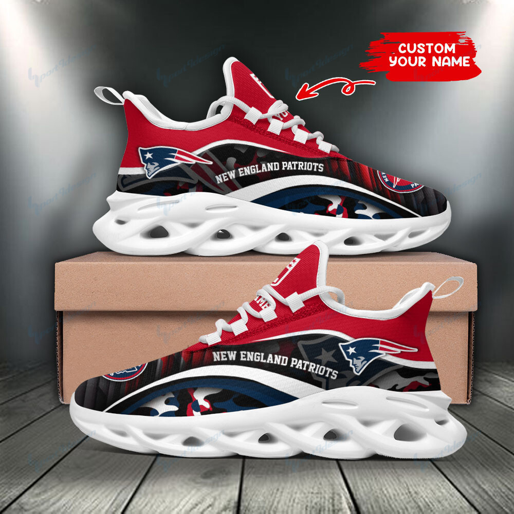 New England Patriots NFL Max Soul Shoes Sneakers For Men And Women neasalamis.com