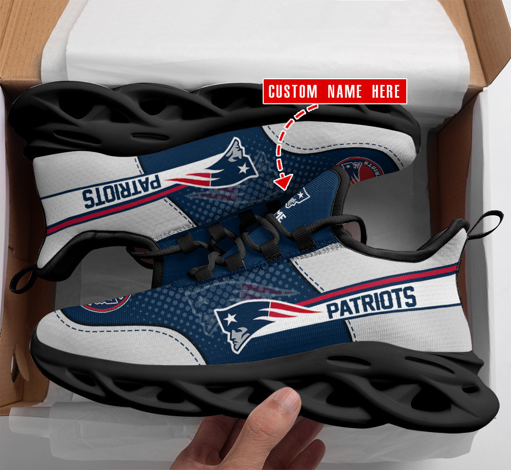 New England Patriots NFL Max Soul Shoes Sneakers For Men And Women neasalamis.com