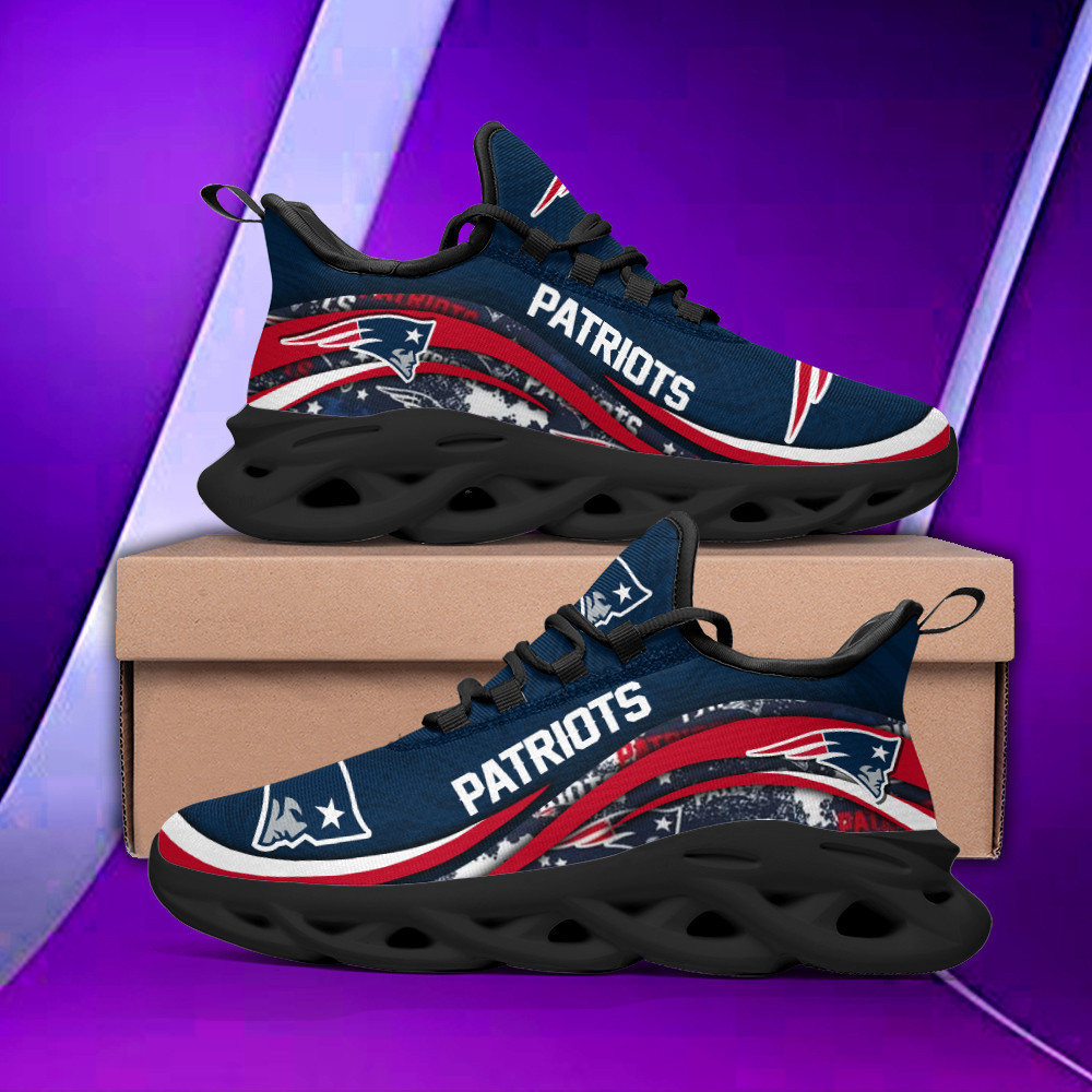 New England Patriots NFL Max Soul Shoes Sneakers For Men And Women neasalamis.com