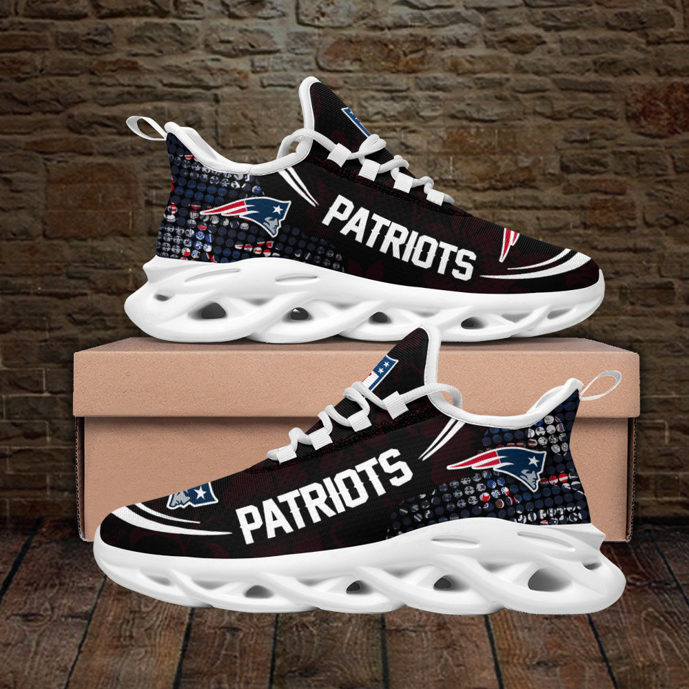New England Patriots NFL Max Soul Shoes Sneakers For Men And Women neasalamis.com