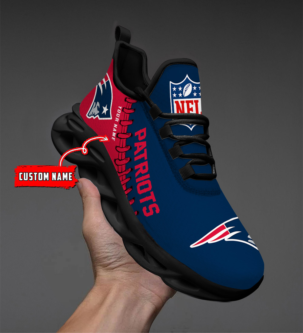 New England Patriots NFL Max Soul Shoes Sneakers For Men And Women neasalamis.com