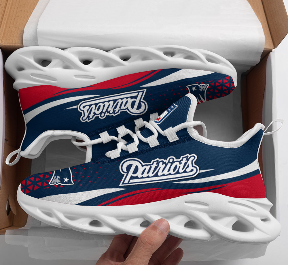 New England Patriots NFL Max Soul Shoes Sneakers For Men And Women neasalamis.com