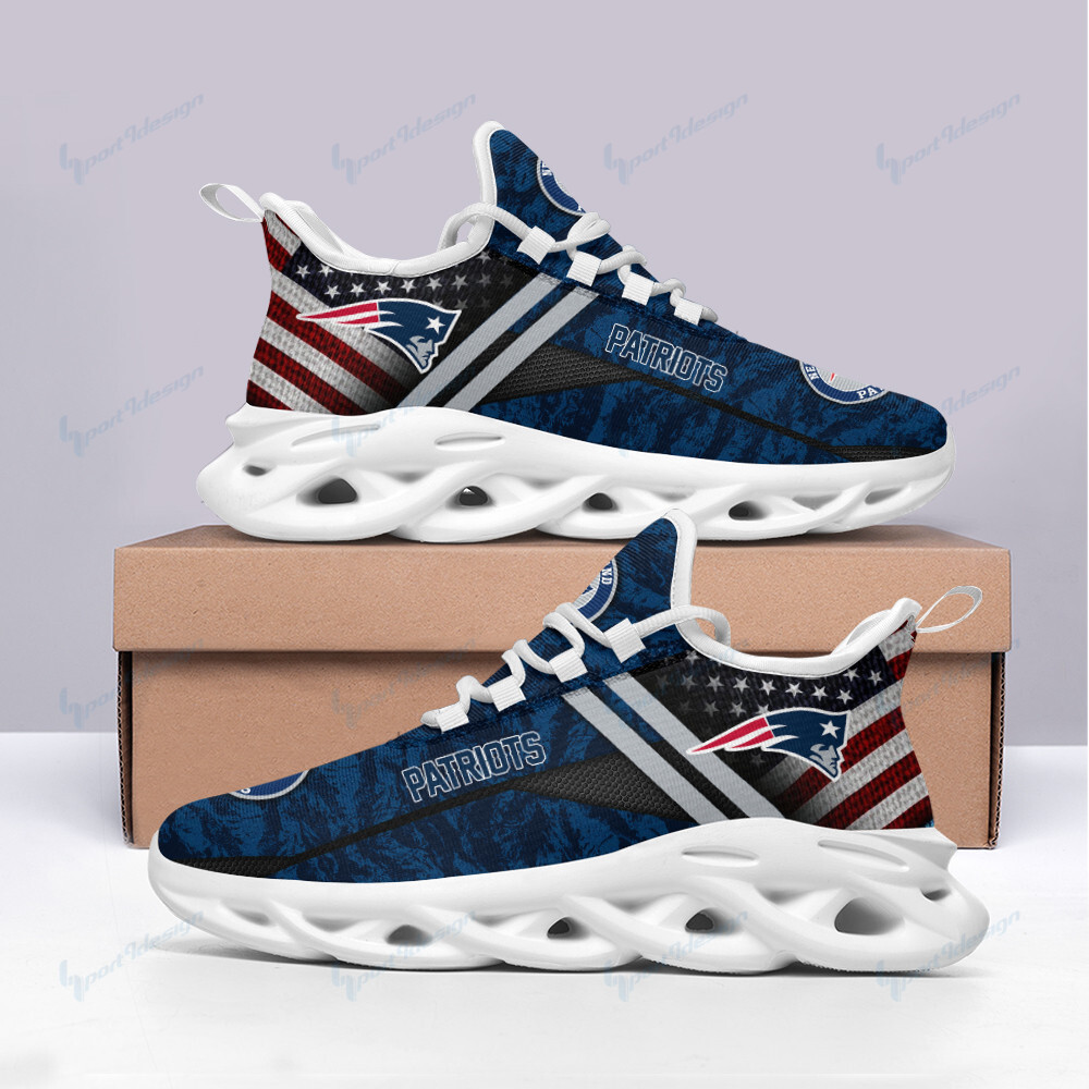 New England Patriots NFL Max Soul Shoes Sneakers For Men And Women neasalamis.com