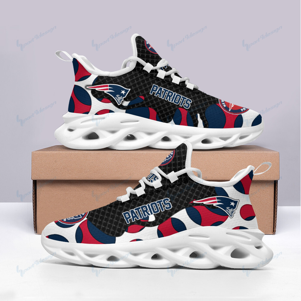 New England Patriots NFL Max Soul Shoes Sneakers For Men And Women neasalamis.com