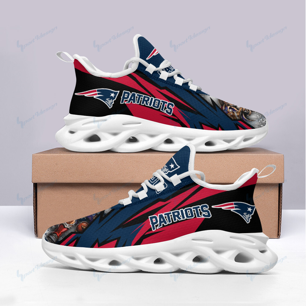 New England Patriots NFL Max Soul Shoes Sneakers For Men And Women neasalamis.com