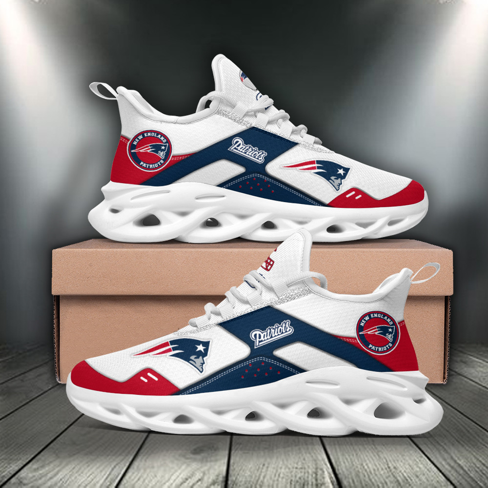 New England Patriots NFL Max Soul Shoes Sneakers For Men And Women neasalamis.com