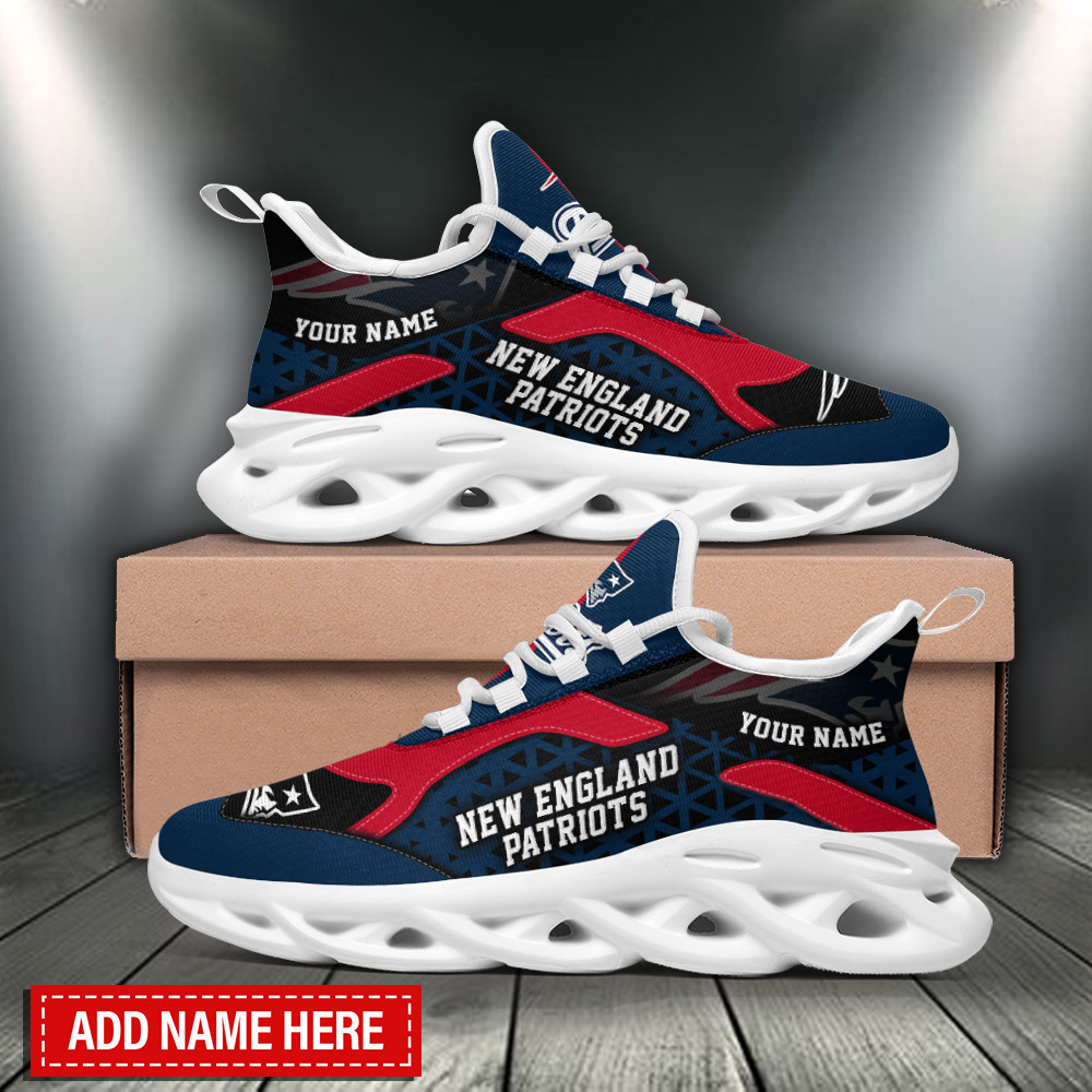 New England Patriots NFL Max Soul Shoes Sneakers For Men And Women neasalamis.com