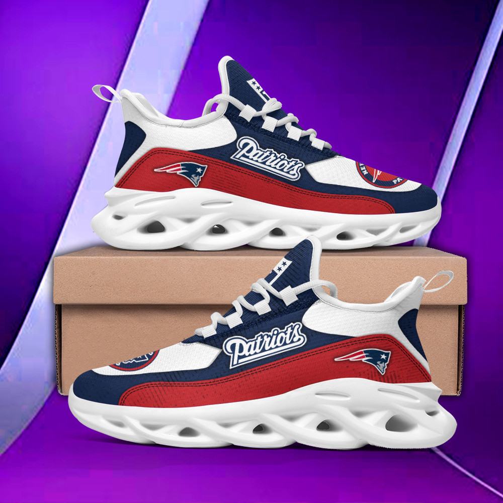 New England Patriots NFL Max Soul Shoes Sneakers For Men And Women neasalamis.com