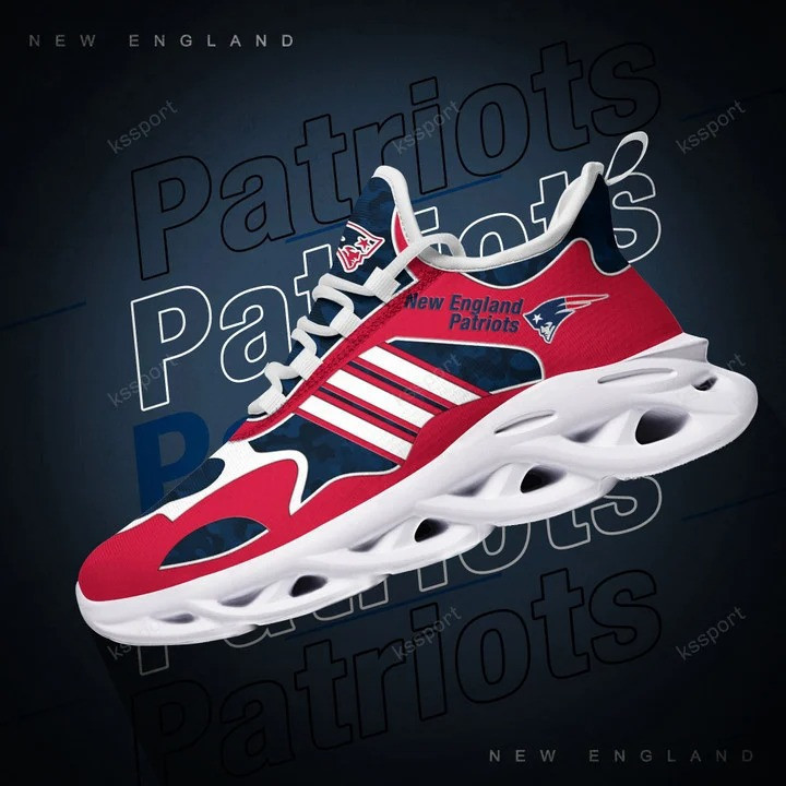 New England Patriots NFL Max Soul Shoes Sneakers For Men And Women neasalamis.com