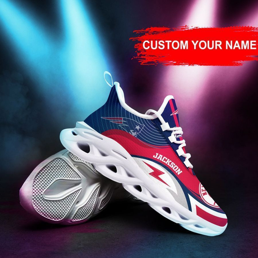 New England Patriots NFL Max Soul Shoes Sneakers For Men And Women neasalamis.com