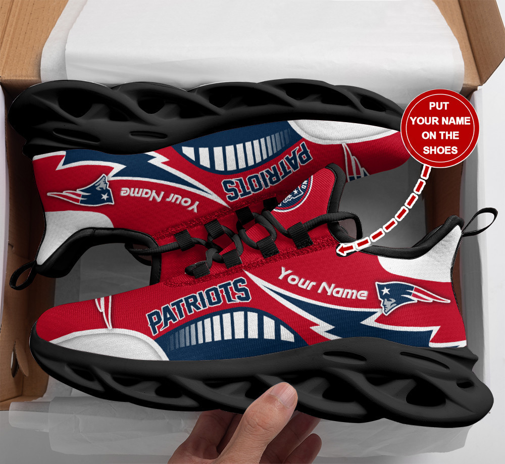 New England Patriots NFL Max Soul Shoes Sneakers For Men And Women neasalamis.com