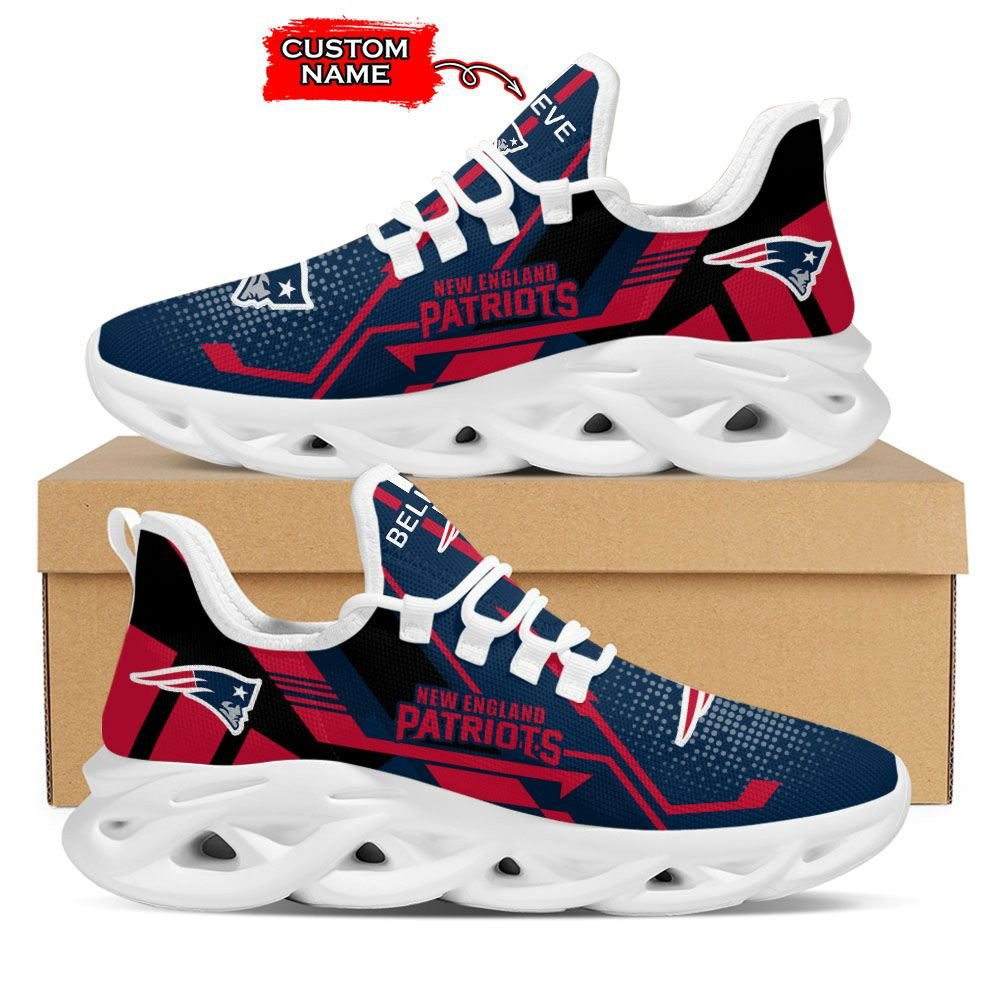 New England Patriots NFL Max Soul Shoes Sneakers For Men And Women neasalamis.com