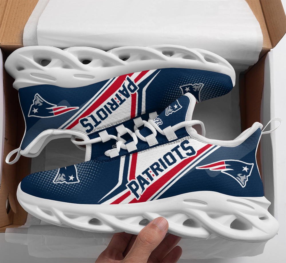 New England Patriots NFL Max Soul Shoes Sneakers For Men And Women neasalamis.com