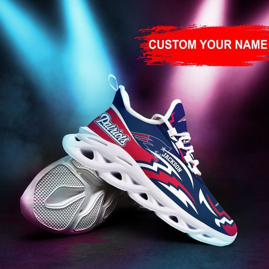 New England Patriots NFL Max Soul Shoes Sneakers For Men And Women neasalamis.com