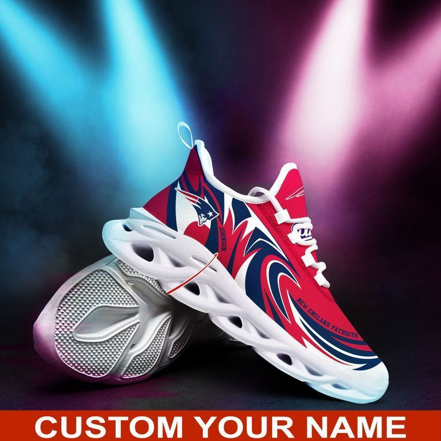 New England Patriots NFL Max Soul Shoes Sneakers For Men And Women neasalamis.com