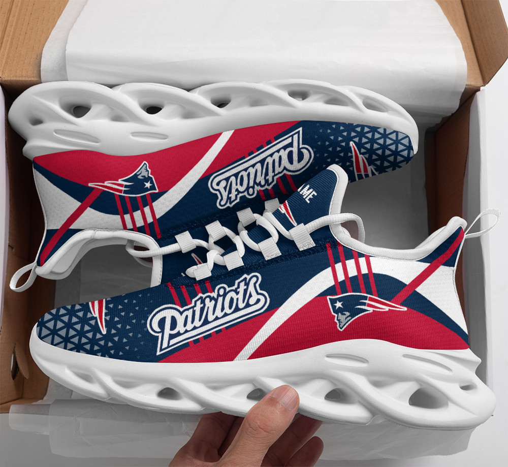 New England Patriots NFL Max Soul Shoes Sneakers For Men And Women neasalamis.com