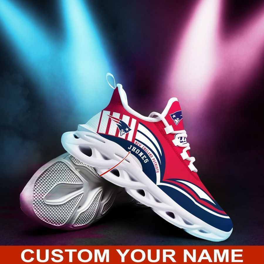 New England Patriots NFL Max Soul Shoes Sneakers For Men And Women neasalamis.com