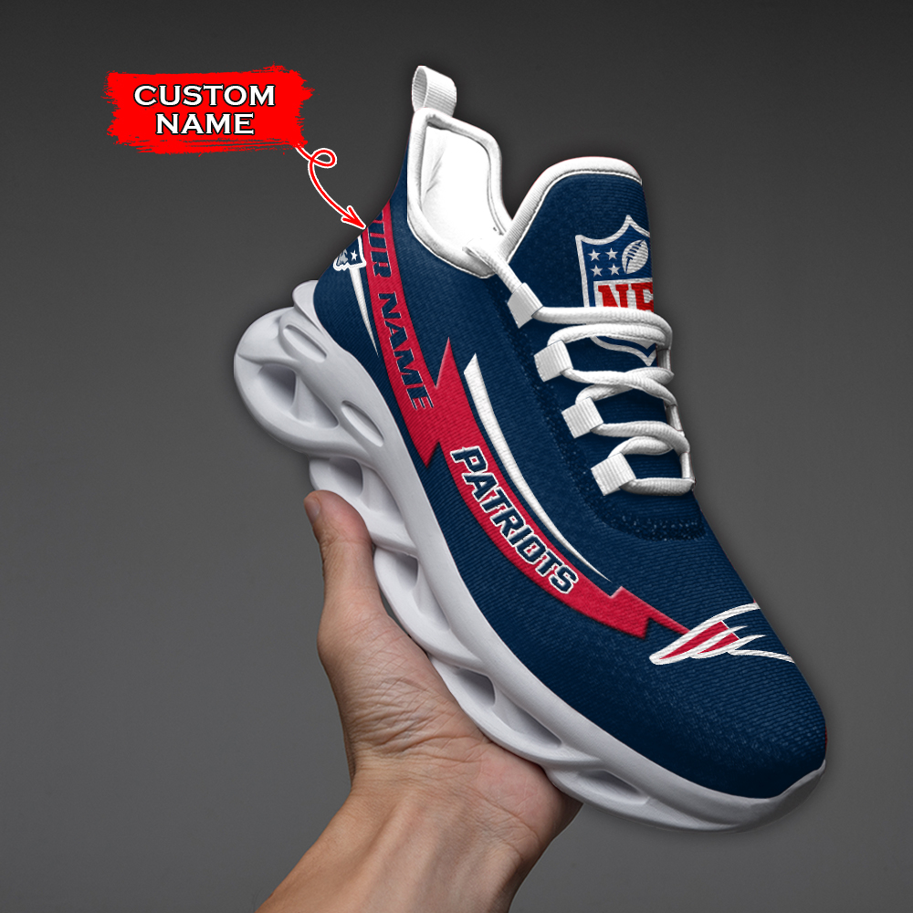 New England Patriots NFL Max Soul Shoes Sneakers For Men And Women neasalamis.com