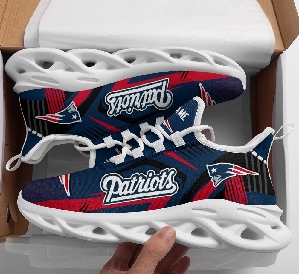 New England Patriots NFL Max Soul Shoes Sneakers For Men And Women neasalamis.com