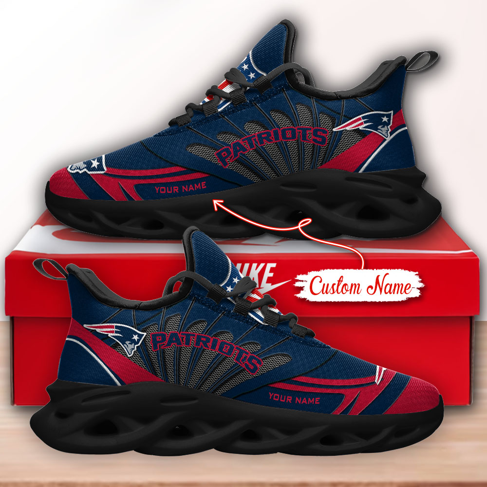 New England Patriots NFL Max Soul Shoes Sneakers For Men And Women neasalamis.com