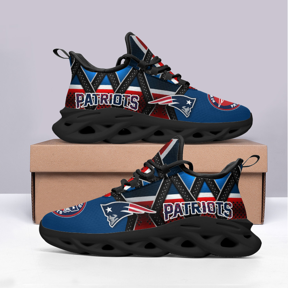New England Patriots NFL Max Soul Shoes Sneakers For Men And Women neasalamis.com