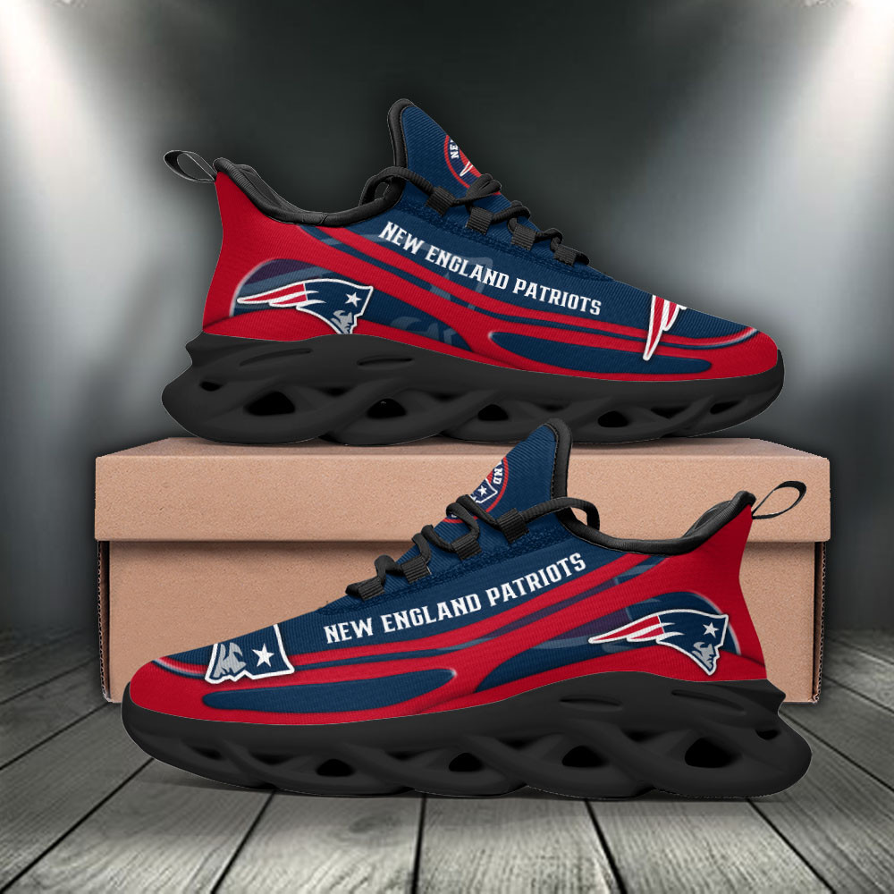 New England Patriots NFL Max Soul Shoes Sneakers For Men And Women neasalamis.com