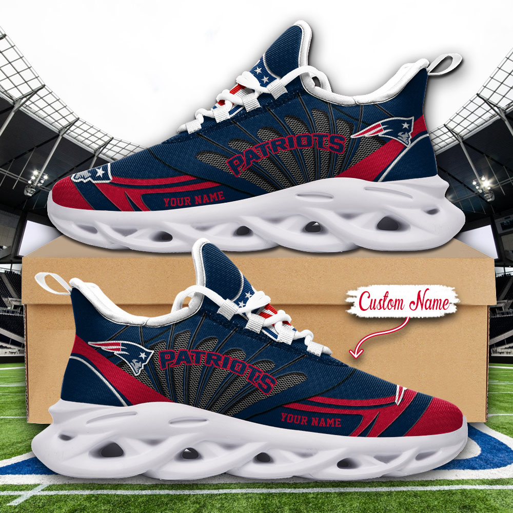 New England Patriots NFL Max Soul Shoes Sneakers For Men And Women neasalamis.com