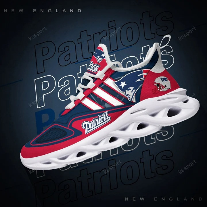 New England Patriots NFL Max Soul Shoes Sneakers For Men And Women neasalamis.com