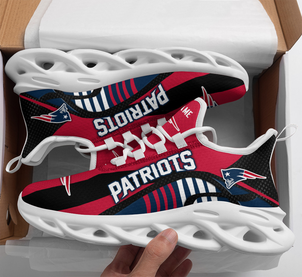 New England Patriots NFL Max Soul Shoes Sneakers For Men And Women neasalamis.com
