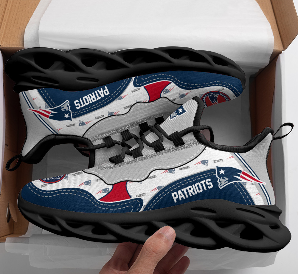 New England Patriots NFL Max Soul Shoes Sneakers For Men And Women neasalamis.com
