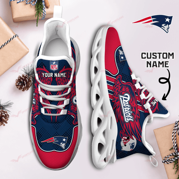 New England Patriots NFL Max Soul Shoes Sneakers For Men And Women neasalamis.com