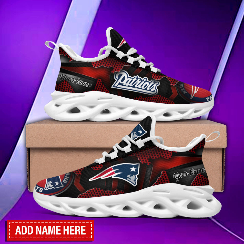 New England Patriots NFL Max Soul Shoes Sneakers For Men And Women neasalamis.com