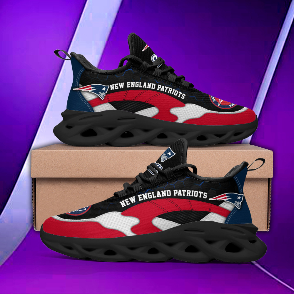 New England Patriots NFL Max Soul Shoes Sneakers For Men And Women neasalamis.com