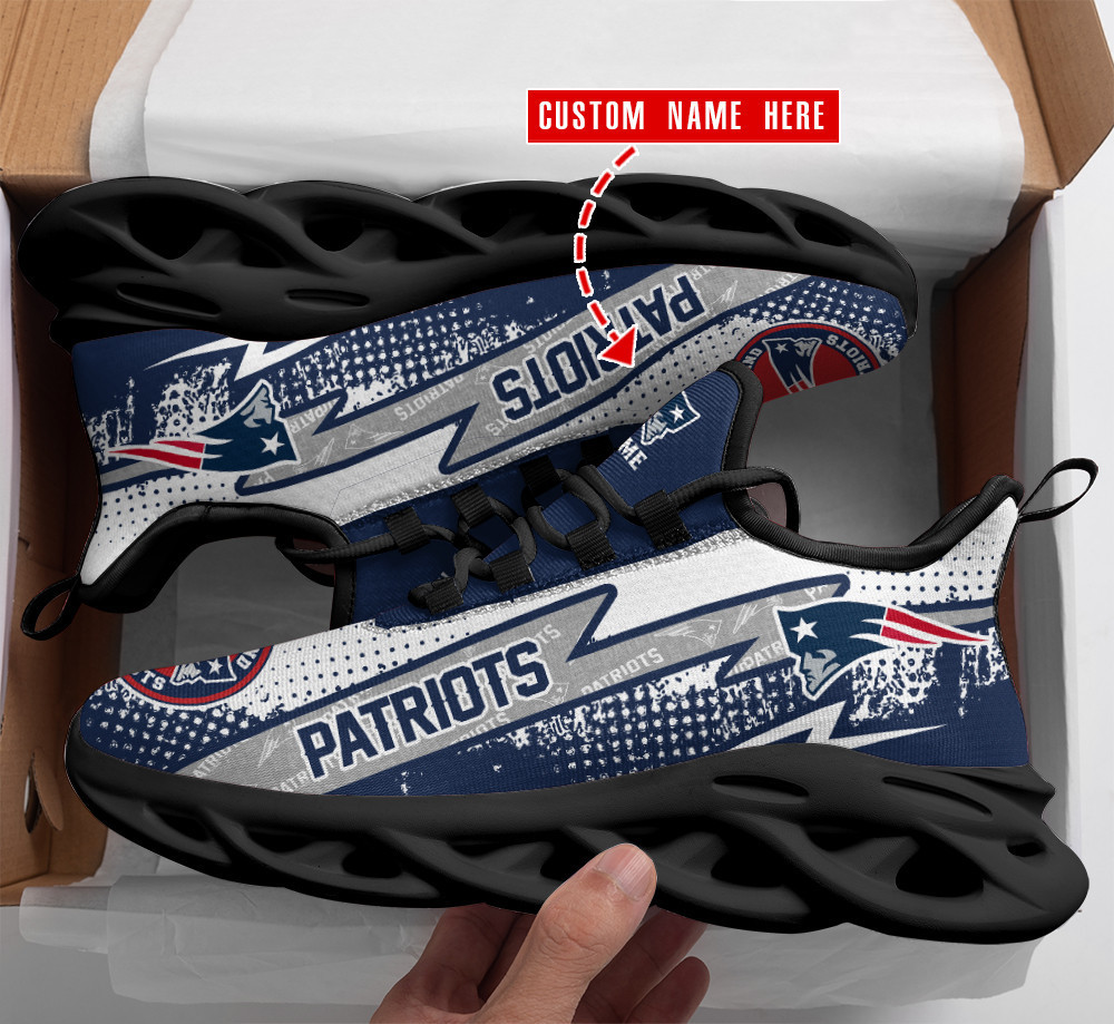 New England Patriots NFL Max Soul Shoes Sneakers For Men And Women neasalamis.com