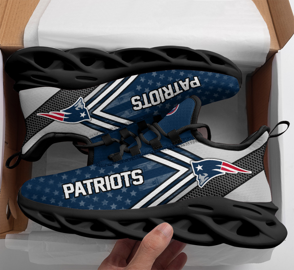 New England Patriots NFL Max Soul Shoes Sneakers For Men And Women neasalamis.com