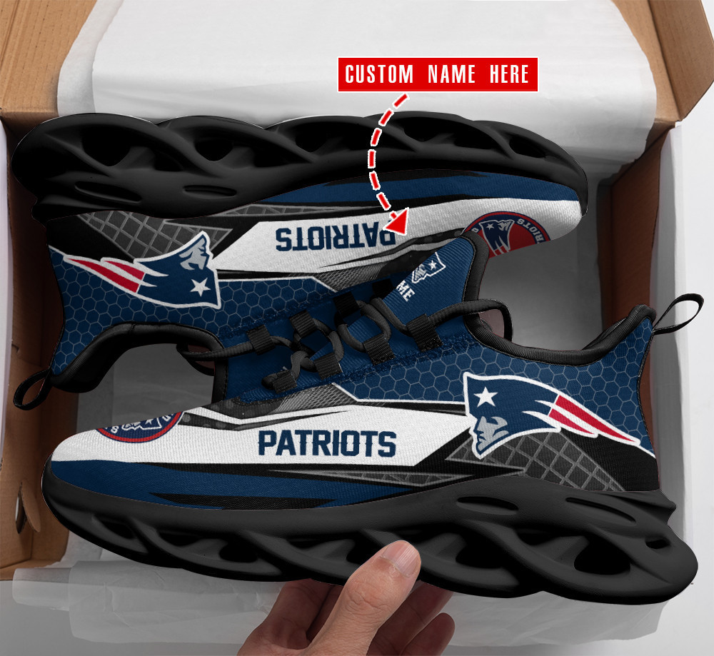 New England Patriots NFL Max Soul Shoes Sneakers For Men And Women neasalamis.com