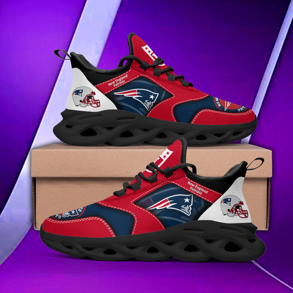 New England Patriots NFL Max Soul Shoes Sneakers For Men And Women neasalamis.com