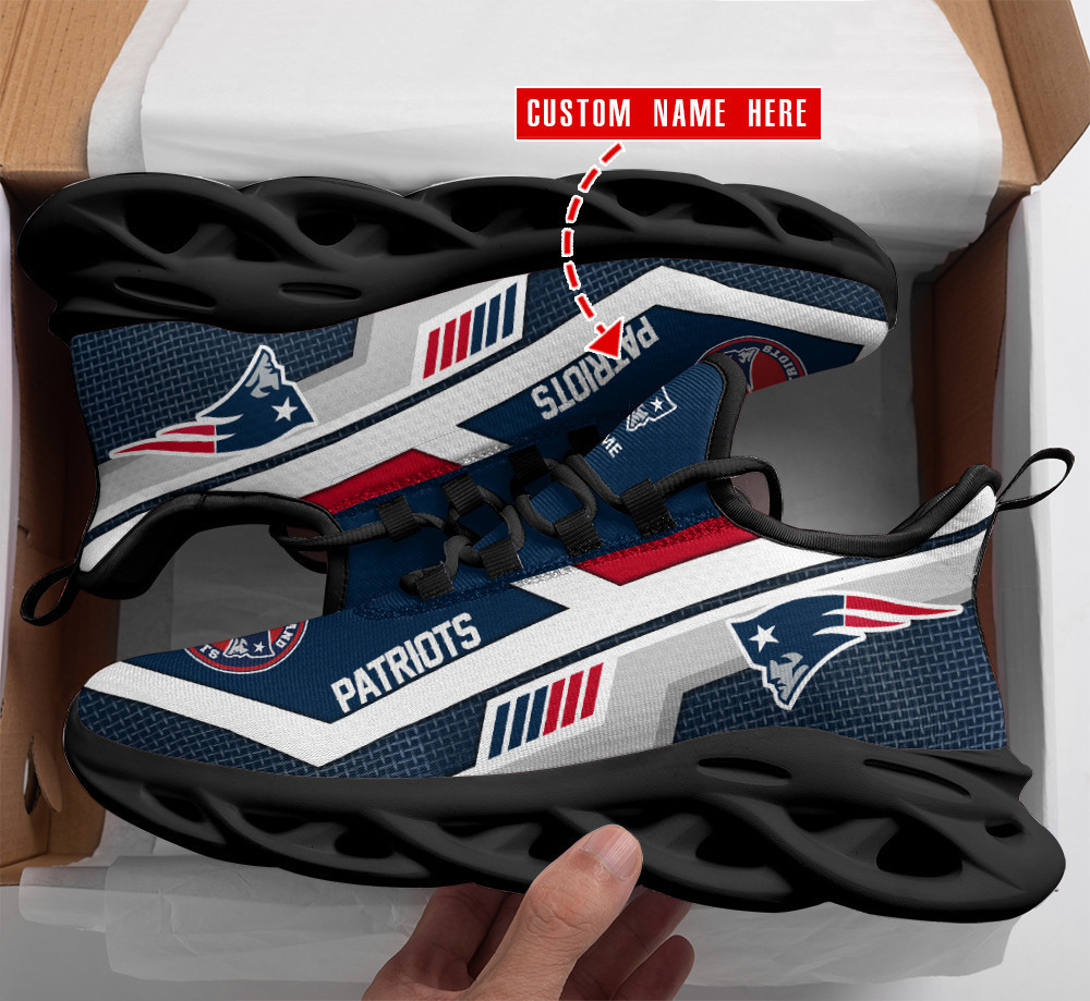 New England Patriots NFL Max Soul Shoes Sneakers For Men And Women neasalamis.com