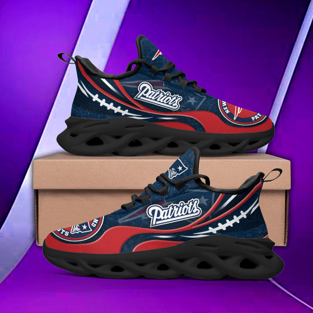 New England Patriots NFL Max Soul Shoes Sneakers For Men And Women neasalamis.com