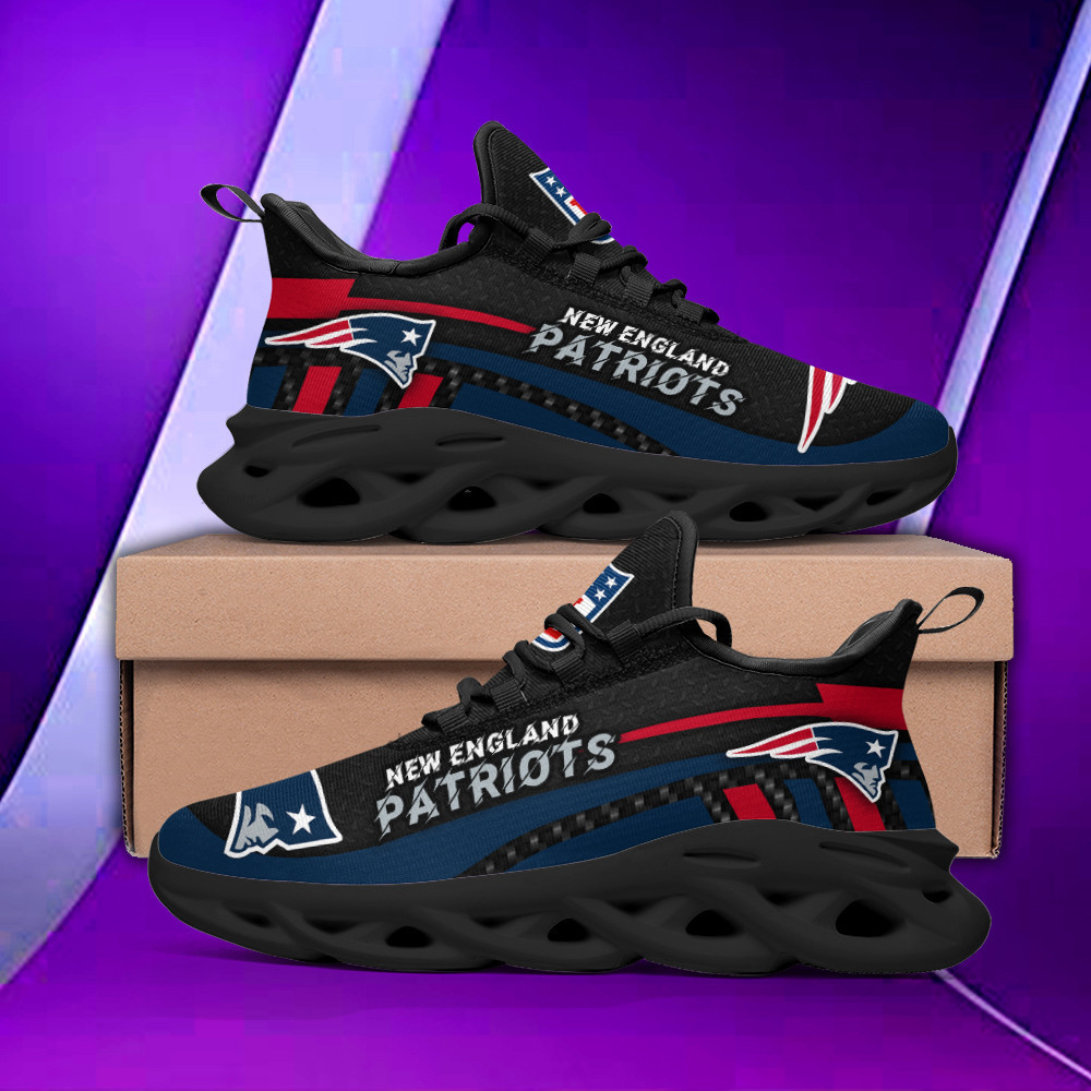 New England Patriots NFL Max Soul Shoes Sneakers For Men And Women neasalamis.com