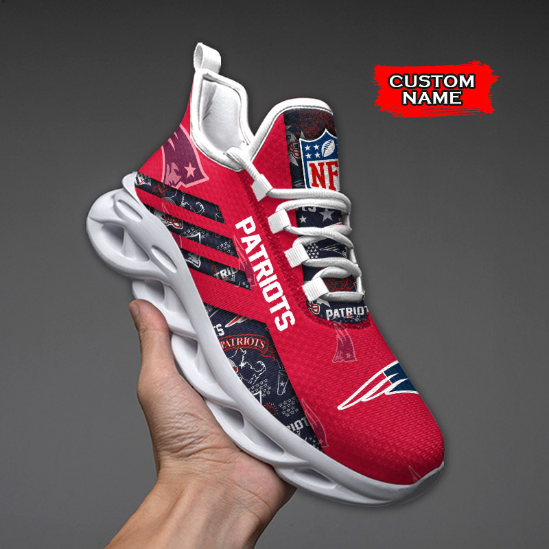 New England Patriots NFL Max Soul Shoes Sneakers For Men And Women neasalamis.com